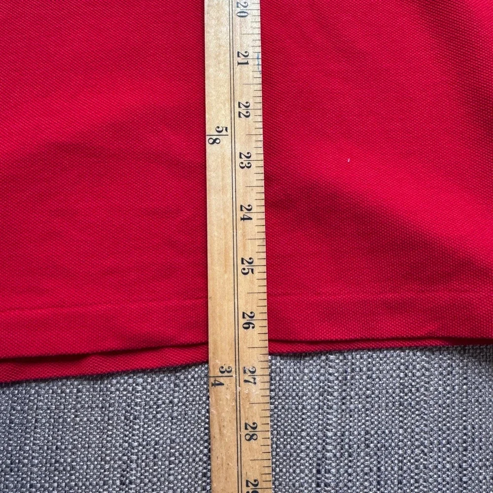 Polo Ralph Lauren Mens Classic Fit Red Short Sleeve Pony Logo Polo Shirt Size M